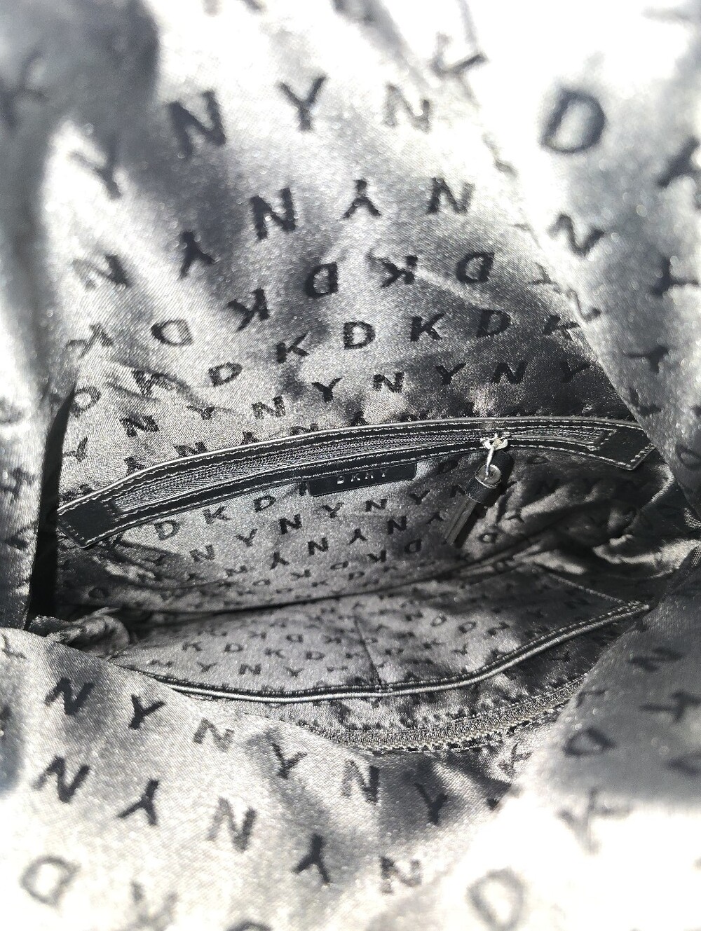 DKNY Faux Leather Backpack - Picture 5 of 7